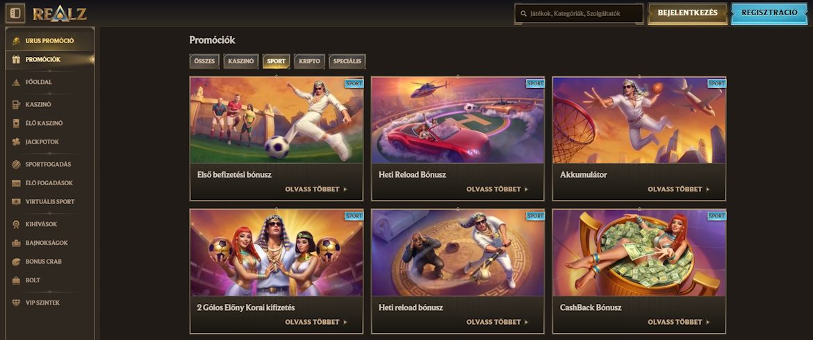 Realz promóciók