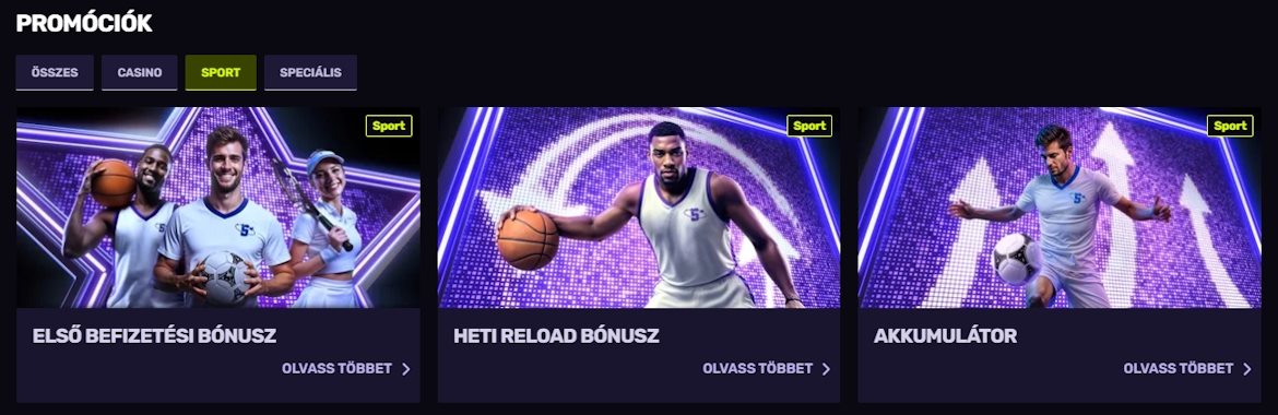 Sportuna promóciók